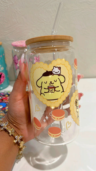 Pom glass cup