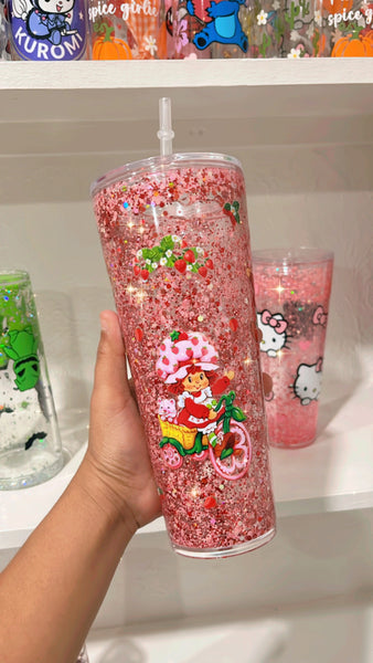 Strawberry tumbler
